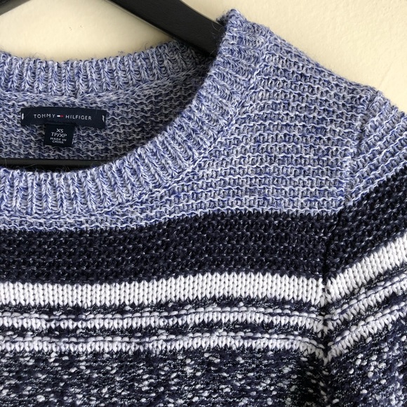 TOMMY HILFIGER | Blue Knit Sweater - Picture 2 of 5